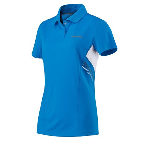 HEAD Club Technical Polo Shirt Women Blue