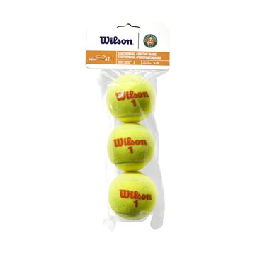 Produkt Wilson Roland Garros Orange 3 ks