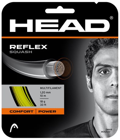 HEAD Reflex Squash 10m 1,10 Yellow
