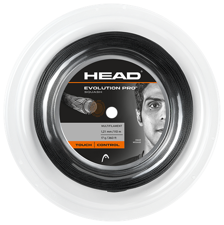 HEAD Evolution Pro Squash 110m 1,30 Black