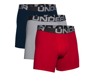 Produkt Under Armour Charged Cotton 6in 3 Pack-RED 1363617-600